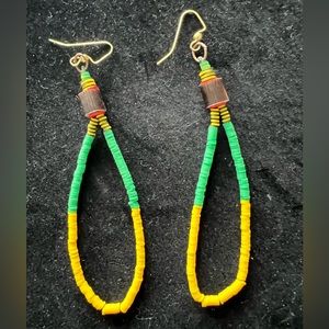 African Folk Art Earings